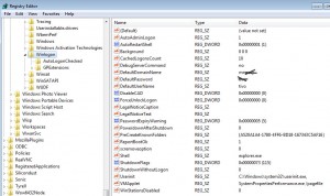 Registry Keys for Windows 7 Auto Logon
